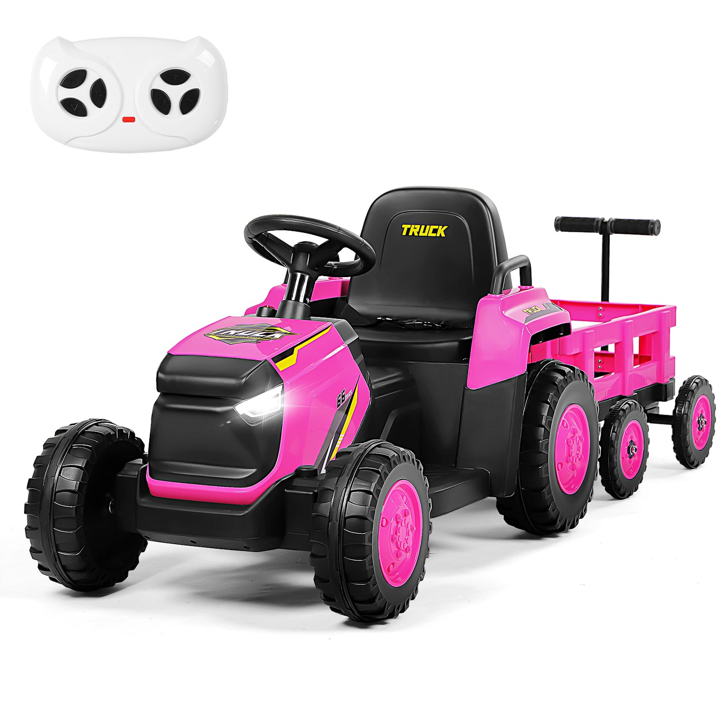 H.yeed Kids Ride-on Tractor and Trailer Aged 3-6