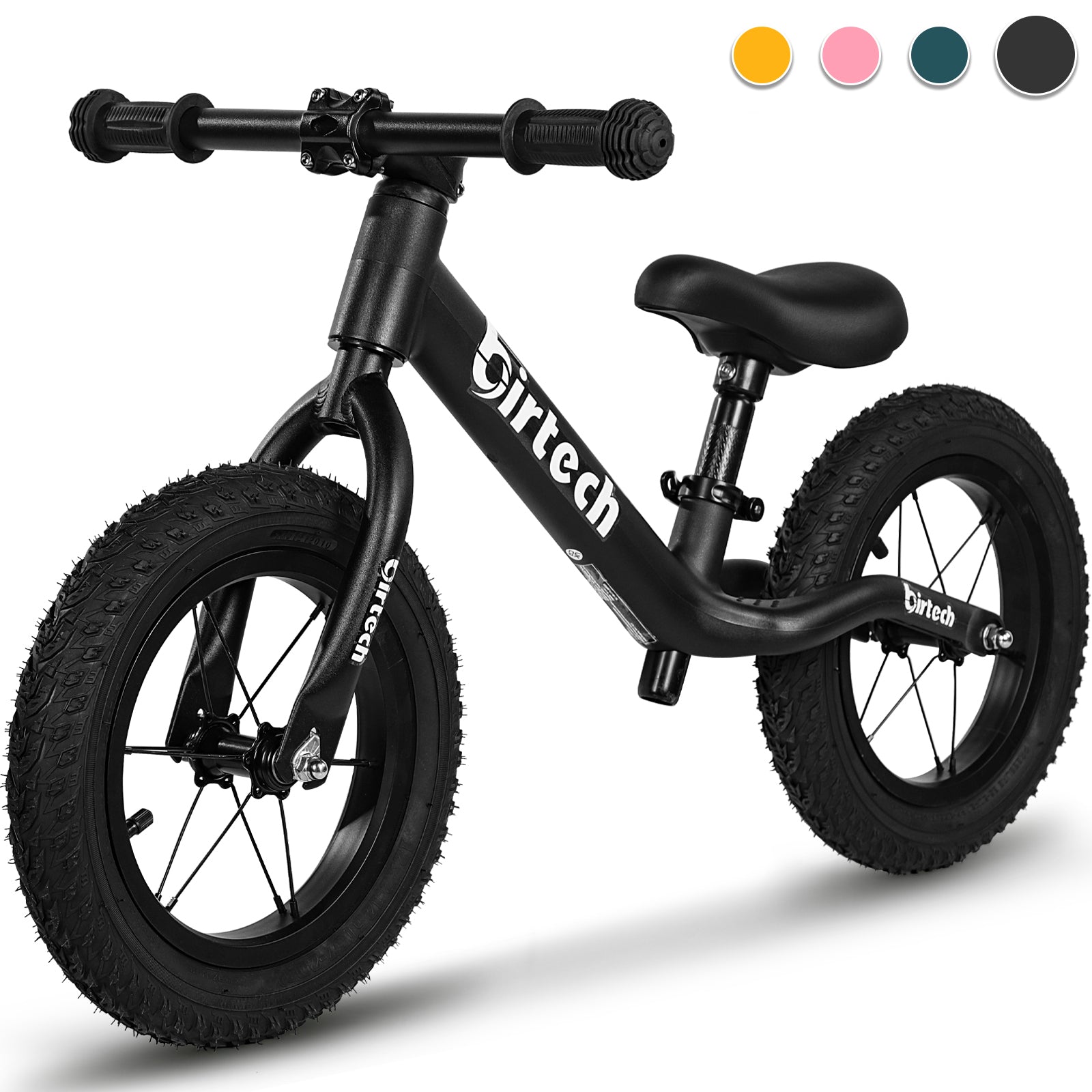 Birtech Laufrad, leicht, 12 Zoll, Nylonrahmen, Schwarz – Birtech Bikes