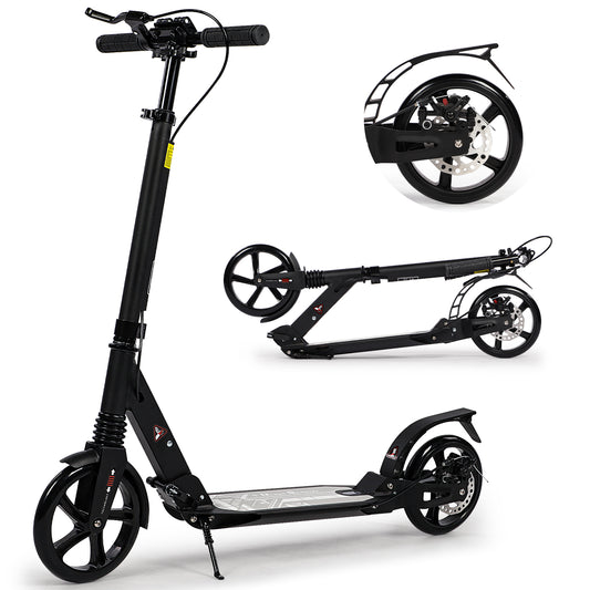 H.yeed Kick Scooter with Disc Brake Black
