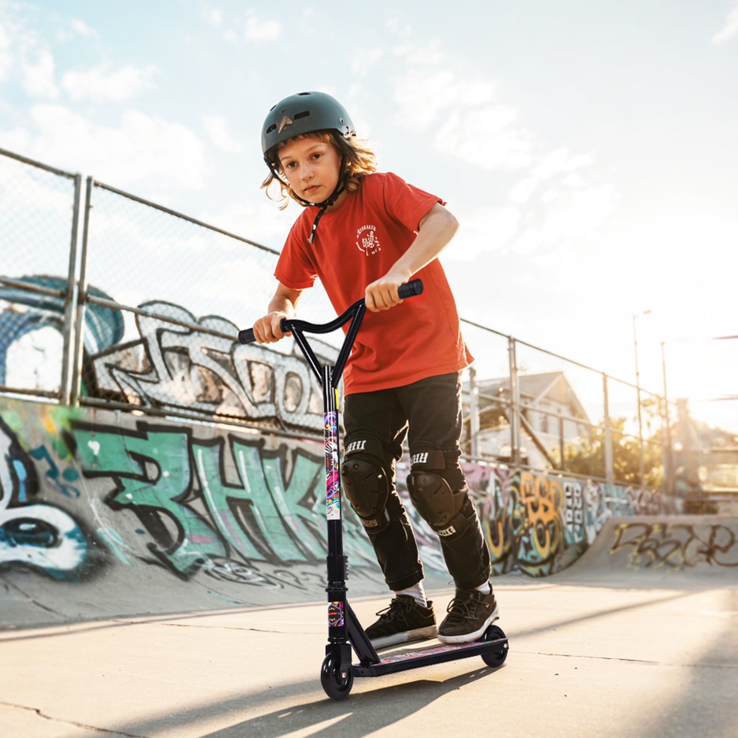 Birtech Stunt Scooter Beginner Level Graffiti