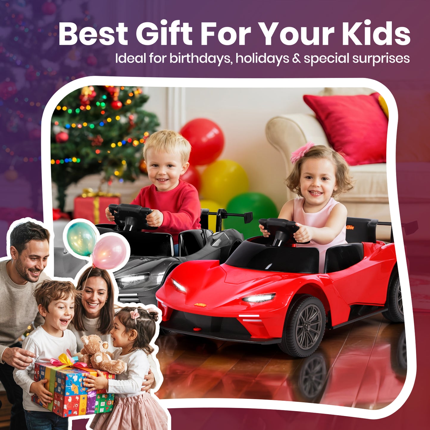 H.yeed KTM Licensed Kids Electric Ride-on for 3-6