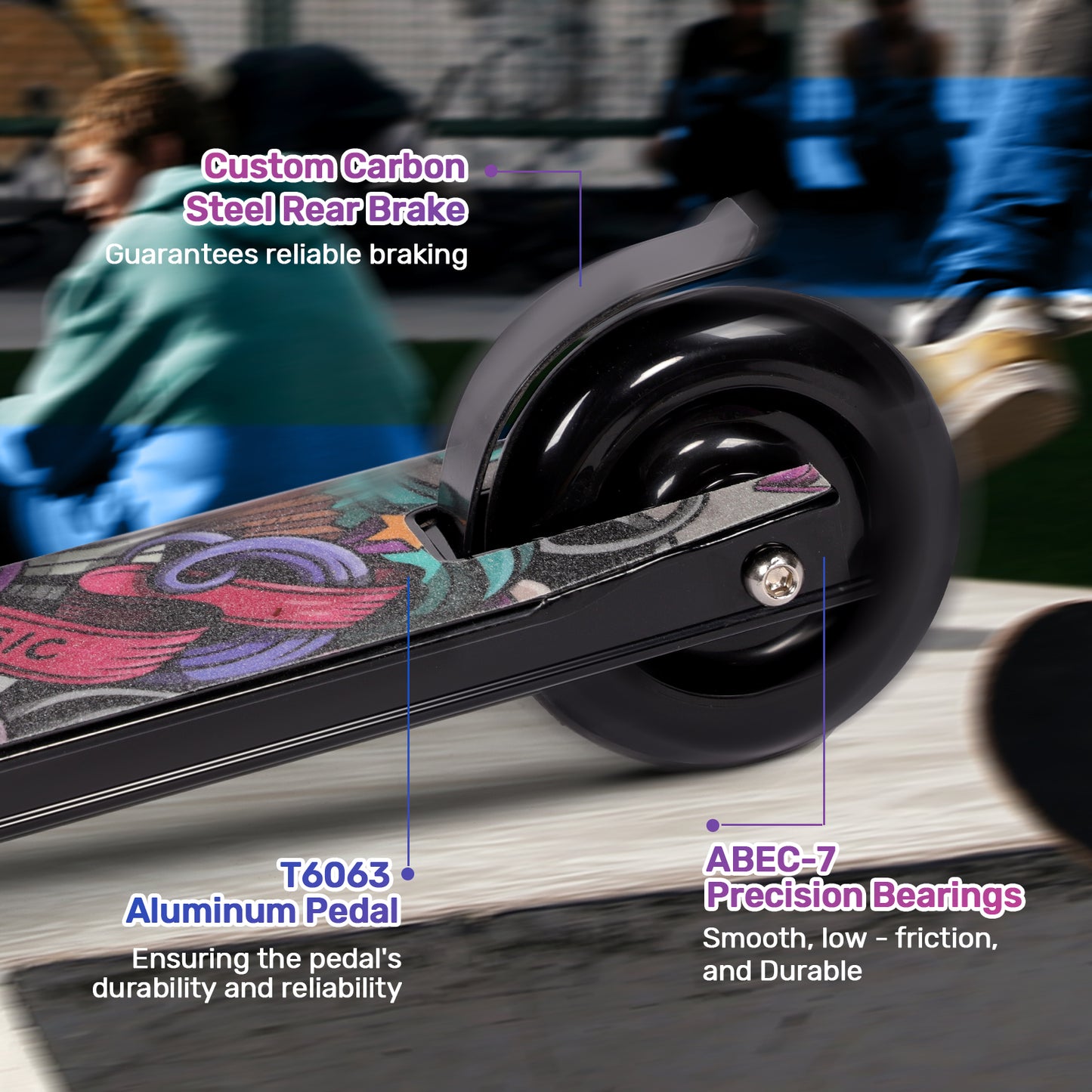 Birtech Stunt Scooter Beginner Level Graffiti
