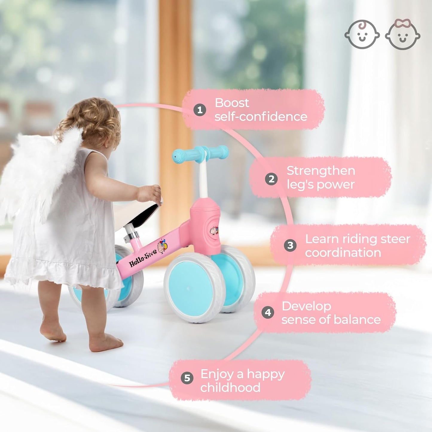 Hello-5ive Baby Balance Bike