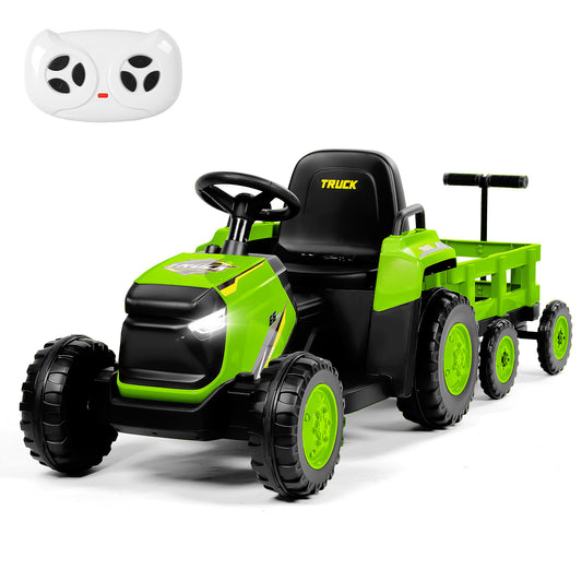 H.yeed Kids Ride-on Tractor and Trailer Aged 3-6