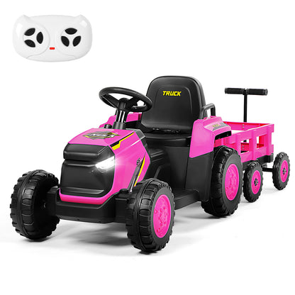H.yeed Kids Ride-on Tractor and Trailer Aged 3-6