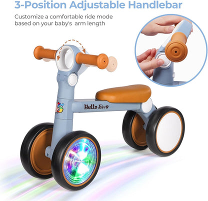 Hello-5ive Baby Balance Bike with Lighting Wheels