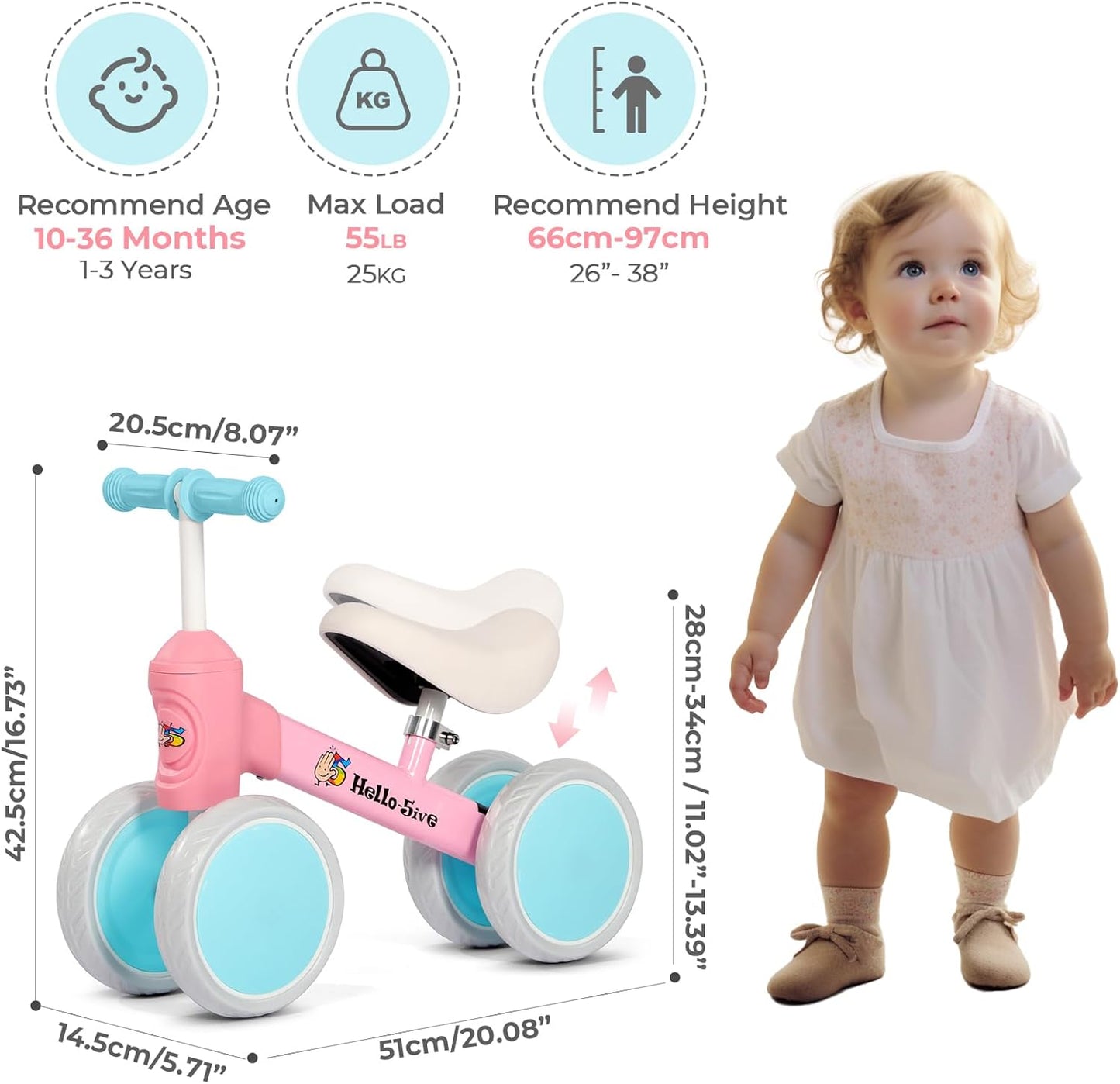 Hello-5ive Baby Balance Bike