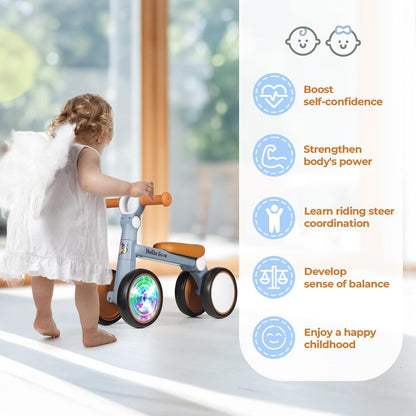Hello-5ive Baby Balance Bike with Lighting Wheels