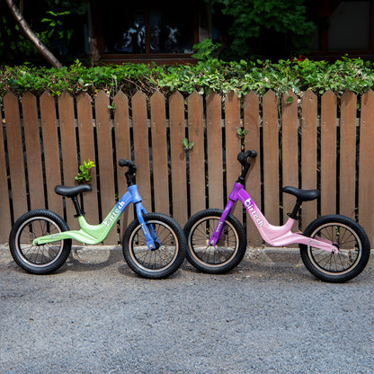 Birtech 14" Kids Balance Bike with Magnesium Alloy Frame Purple&Pink