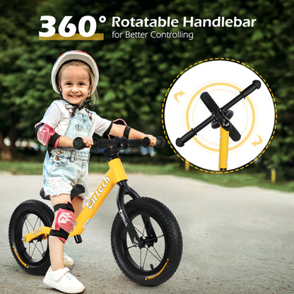 Birtech Balance Bike 12" Nylon Frame Yellow