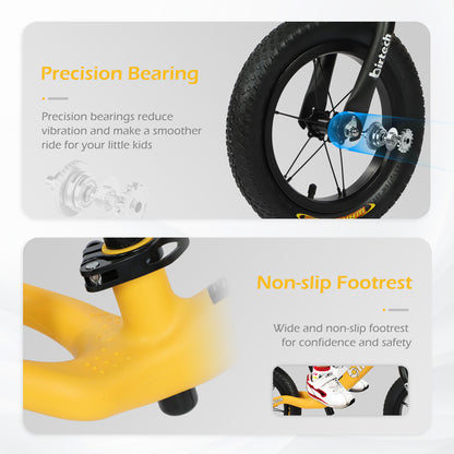 Birtech Balance Bike 12" Nylon Frame Yellow