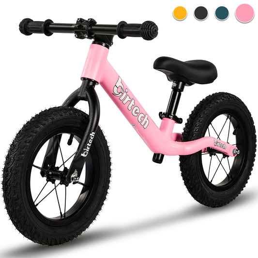 Birtech Balance Bike Lightweight 12" Nylon Frame Pink
