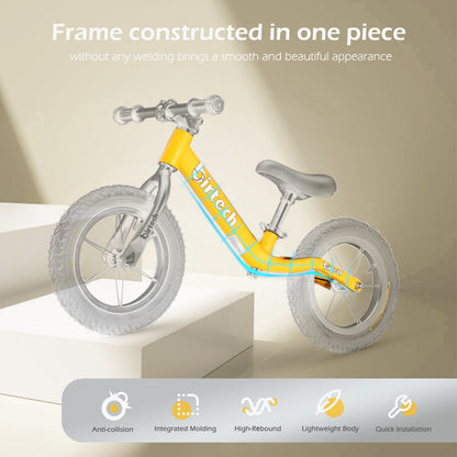 Birtech Balance Bike 12" Nylon Frame Yellow