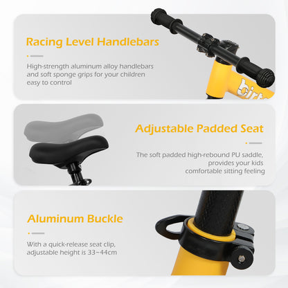 Birtech Balance Bike 12" Nylon Frame Yellow