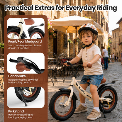 12 Inch Kids Balance Bike with Handbrake