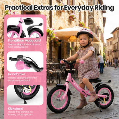 12 Inch Kids Balance Bike with Handbrake