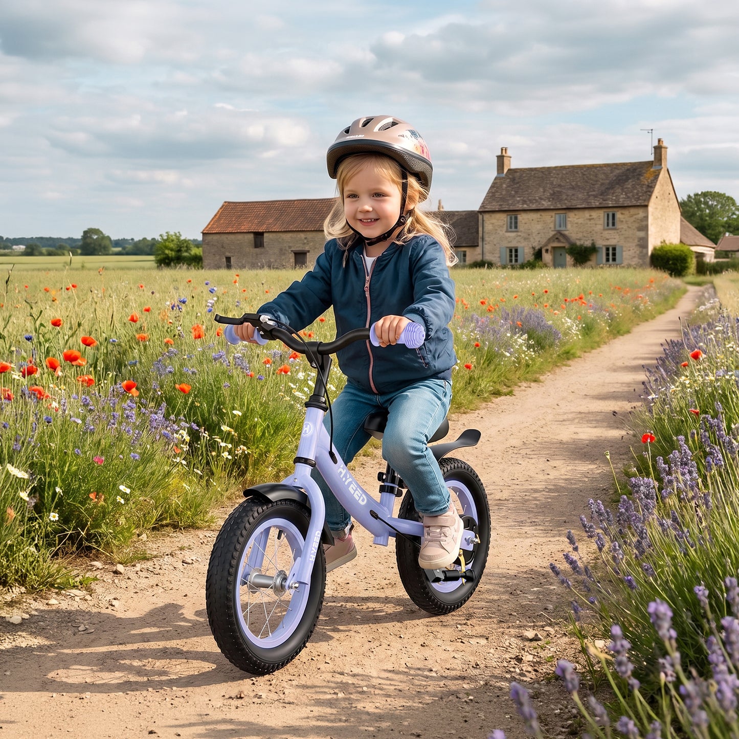 12 Inch Kids Balance Bike with Handbrake