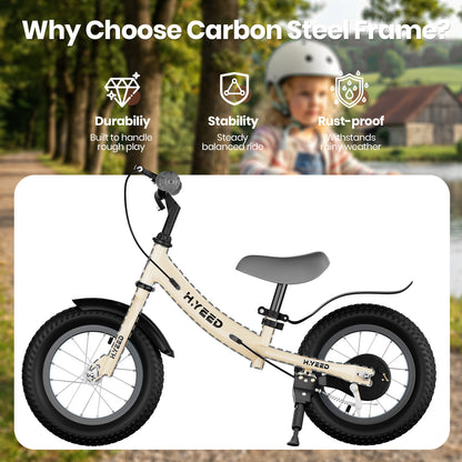 12 Inch Kids Balance Bike with Handbrake