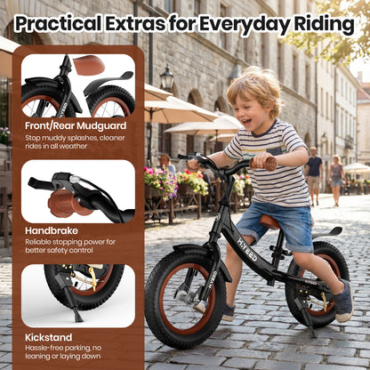 12 Inch Kids Balance Bike with Handbrake