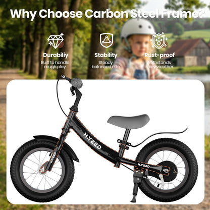12 Inch Kids Balance Bike with Handbrake