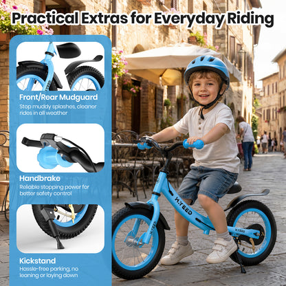 12 Inch Kids Balance Bike with Handbrake