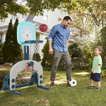 3-in-1 Basketball Hoop Set