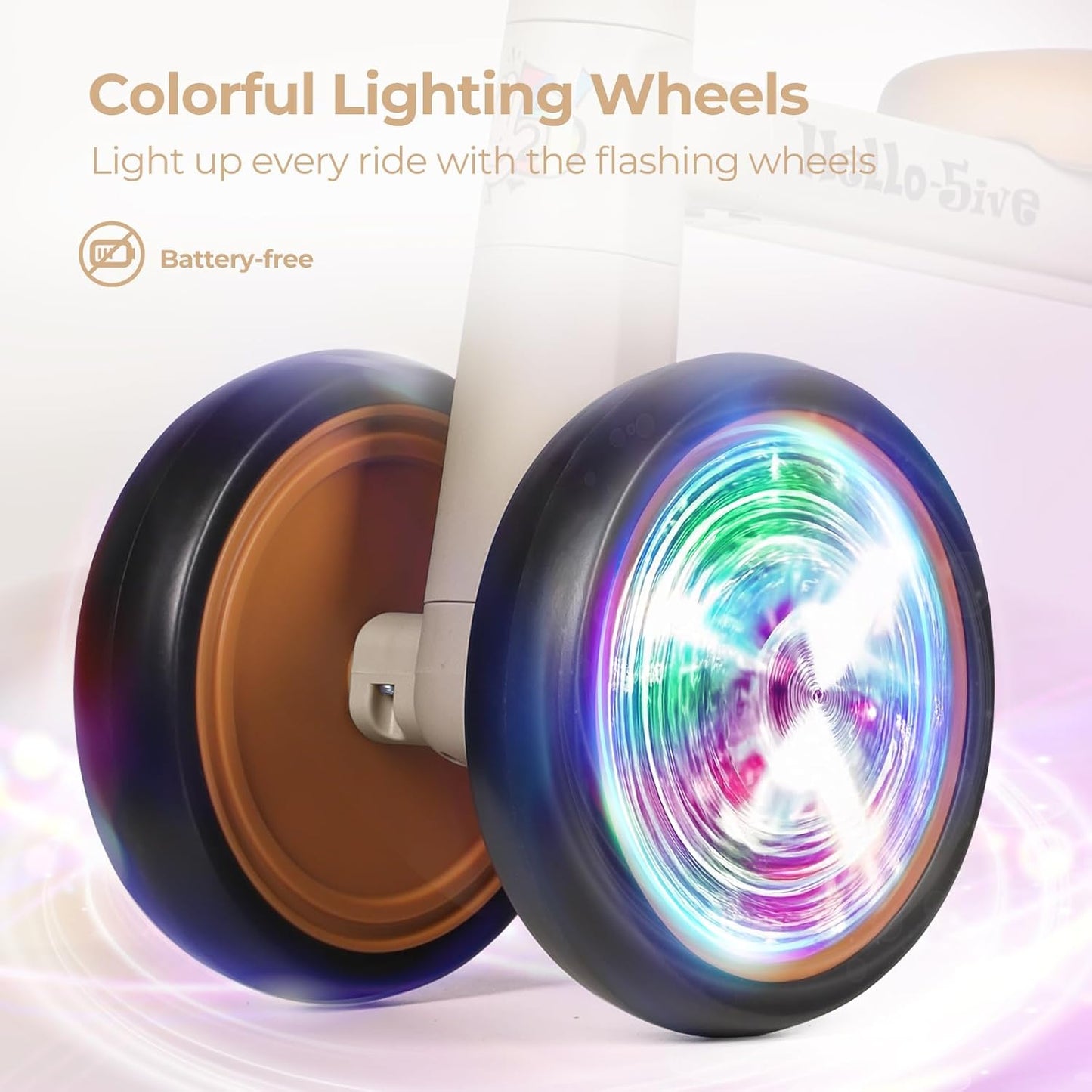 Hello-5ive Baby Balance Bike with Lighting Wheels