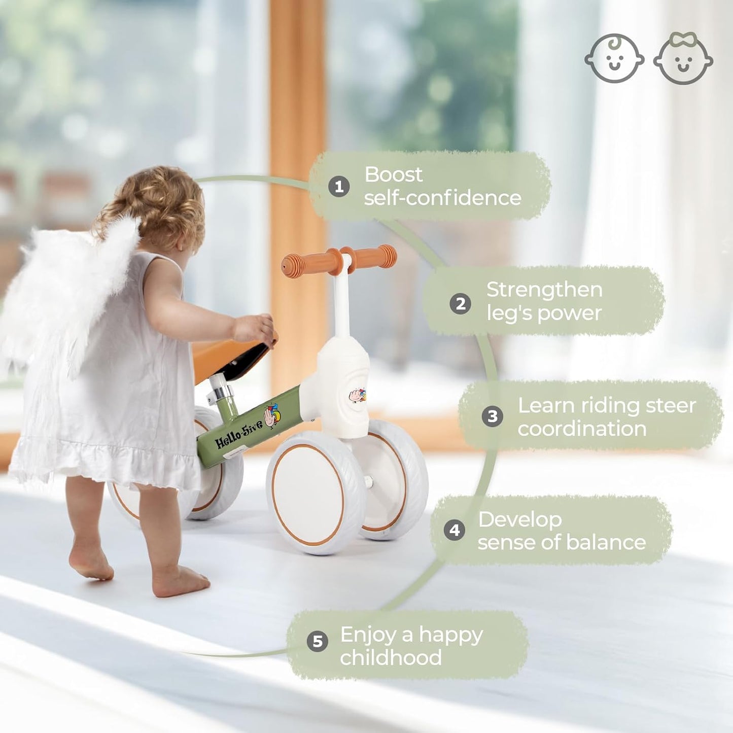 Hello-5ive Baby Balance Bike