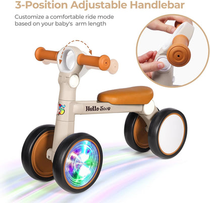Hello-5ive Baby Balance Bike with Lighting Wheels