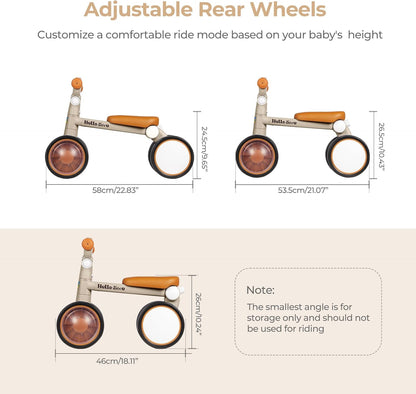 Hello-5ive Baby Balance Bike with Lighting Wheels