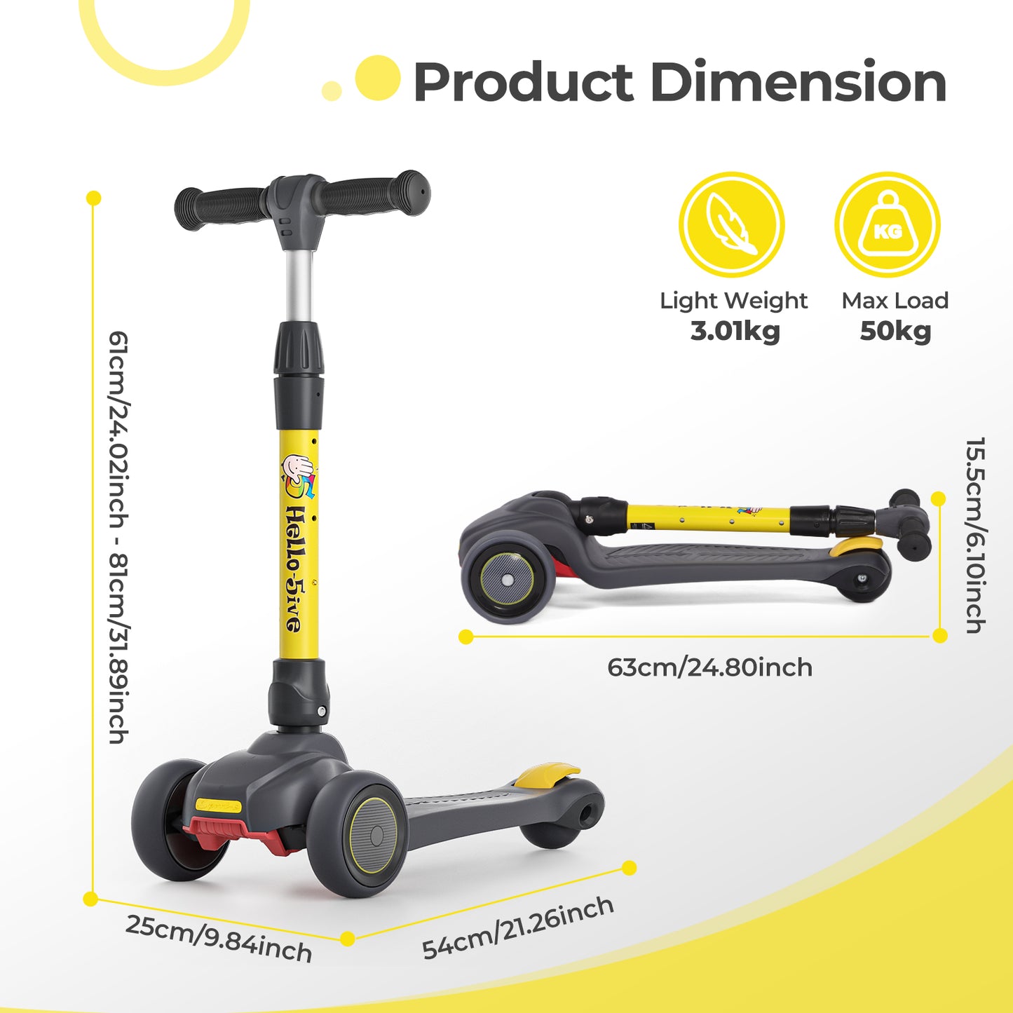 Birtech Foldable Kids Scooter