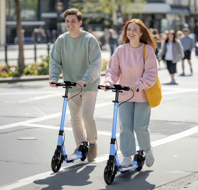 Birtech Kick Scooter with Disc Brake Blue