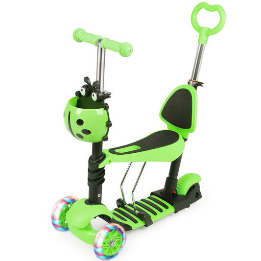 Birtech 3 Wheels Scooter Green Beatles