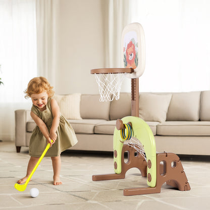 4-in-1 Kids Basketball Hoop Set