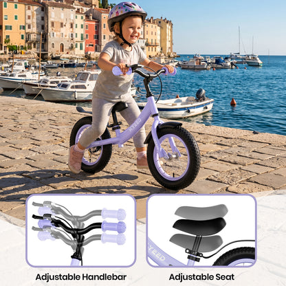 12 Inch Kids Balance Bike with Handbrake
