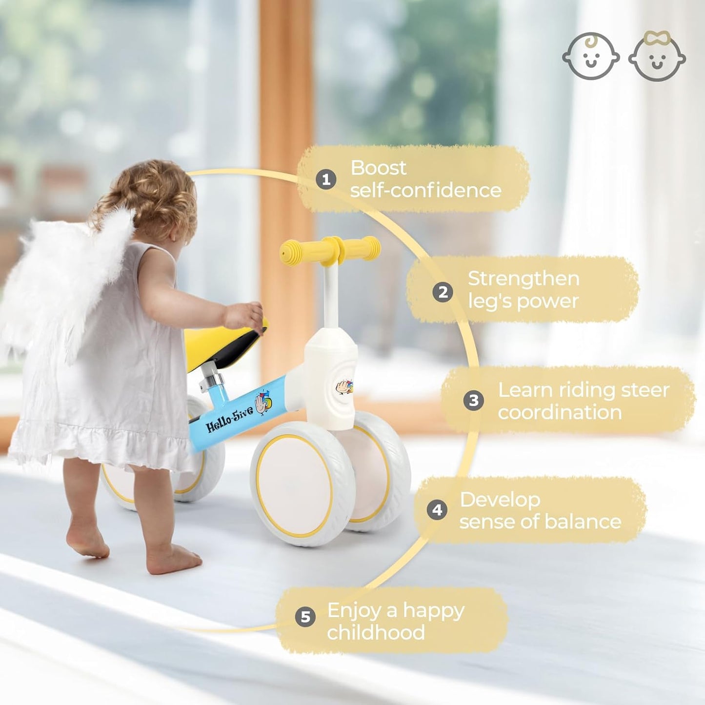 Hello-5ive Baby Balance Bike