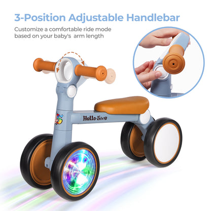 Baby Balance Bike with Lighting Wheels