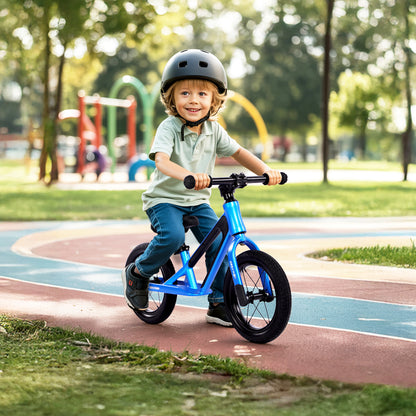 12 Inch Kids Balance Bike Blue for age 2-6 Years