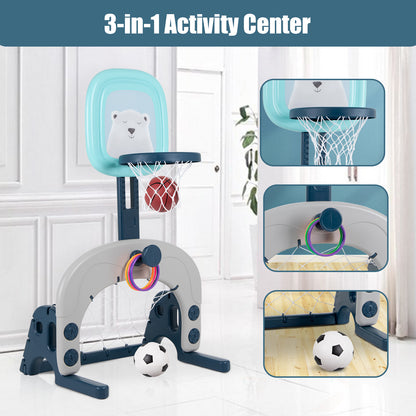 3-in-1 Basketball Hoop Set