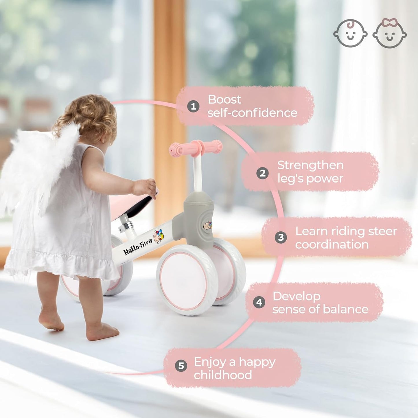 Hello-5ive Baby Balance Bike