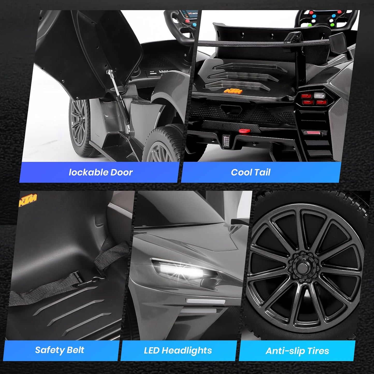 Birtech KTM Licensed Kids Electric Ride-on for 3-6