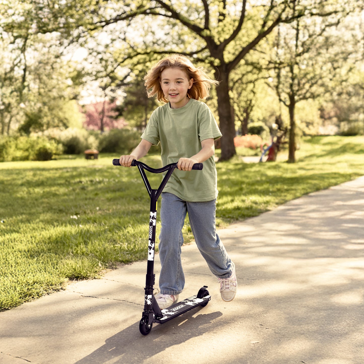 Birtech Stunt Scooter Beginner Level Black&White