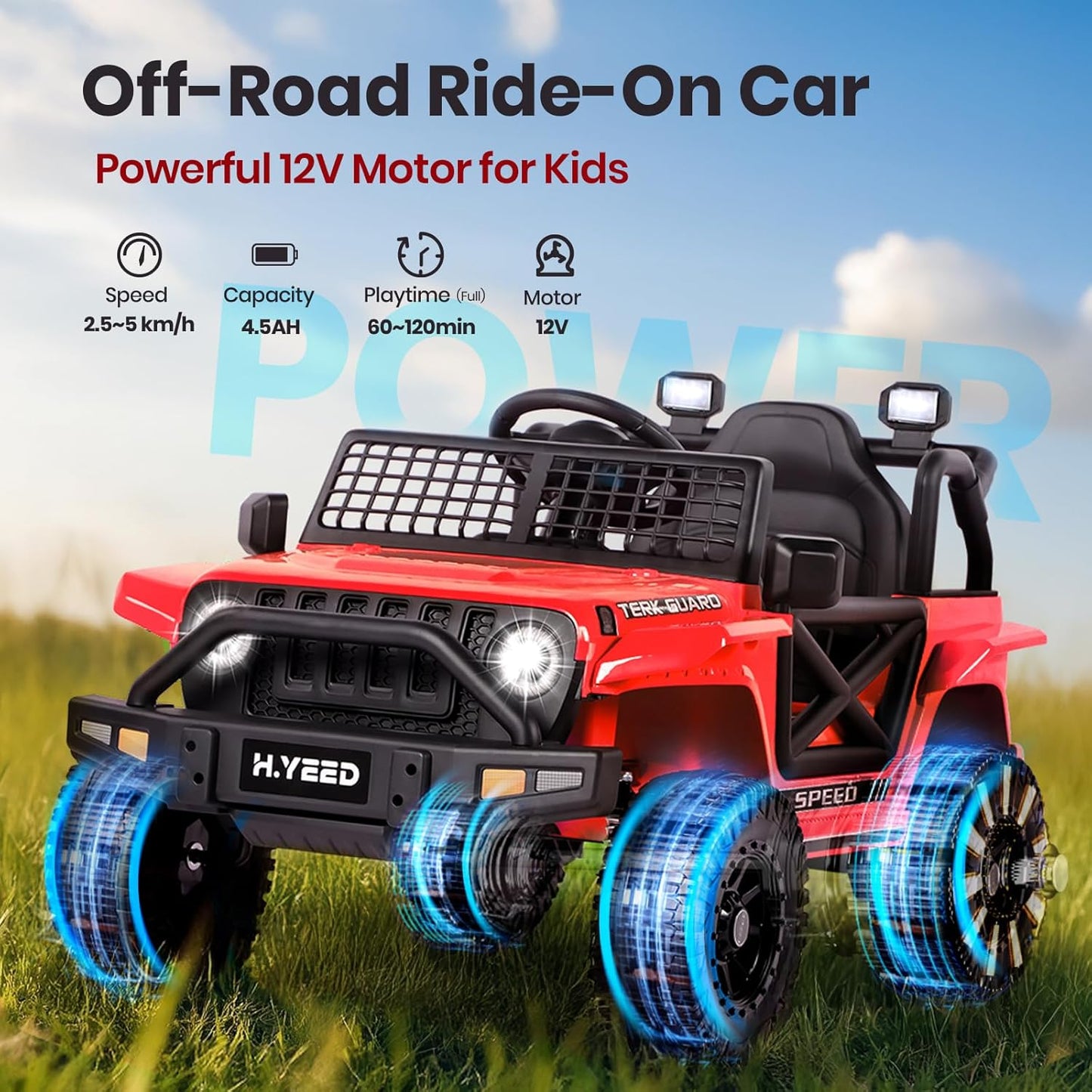 Birtech Kids Electric Ride-on Off Road for 3-8