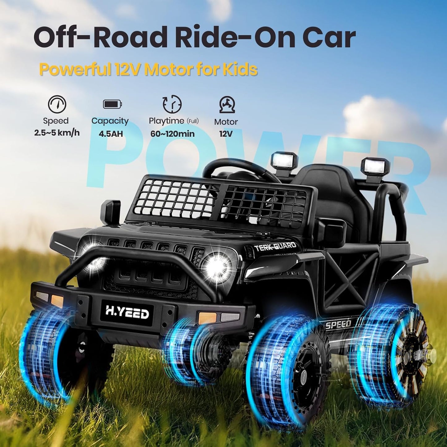 Birtech Kids Electric Ride-on Off Road for 3-8