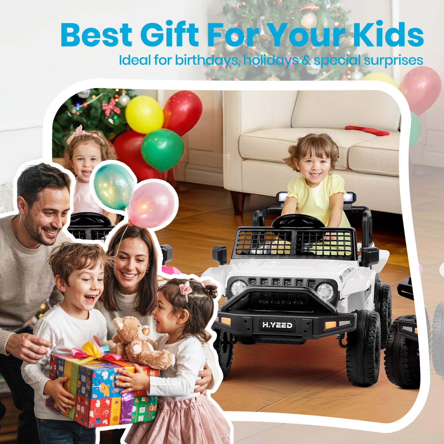 H.yeed Kids Electric Ride-on Off Road for 3-8