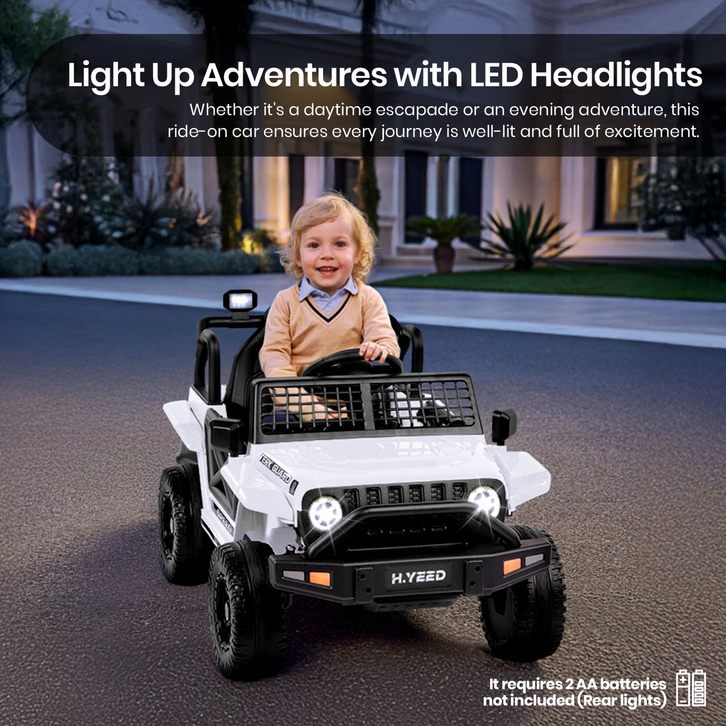 H.yeed Kids Electric Ride-on Off Road for 3-8