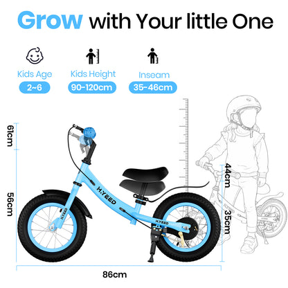 12 Inch Kids Balance Bike with Handbrake