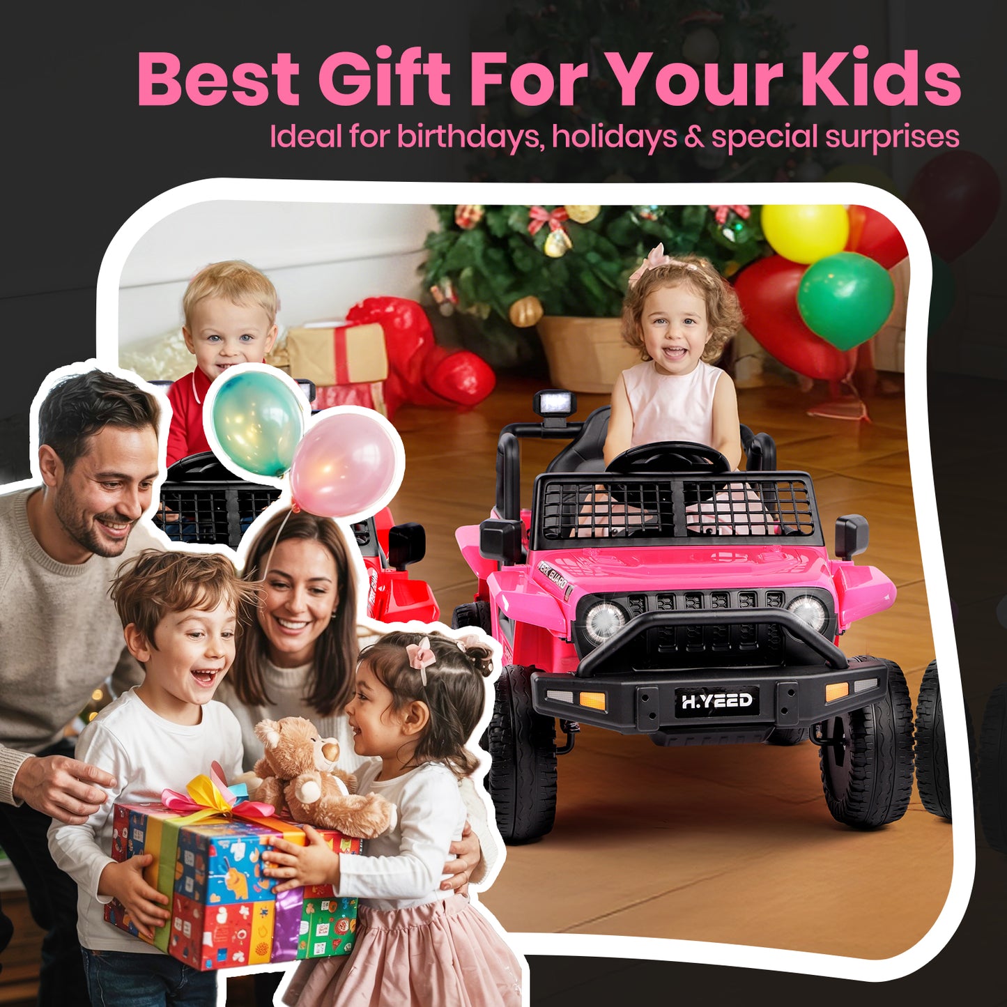 H.yeed Kids Electric Ride-on Off Road for 3-8