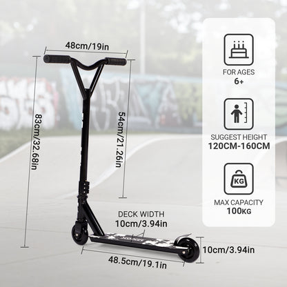 Birtech Stunt Scooter Beginner Level Black&White
