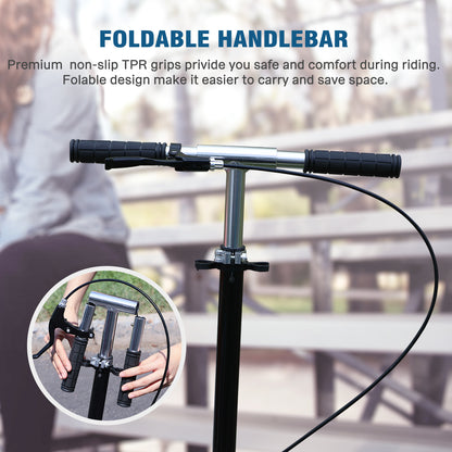 H.yeed Foldable Kick Scooter with Dual Brake